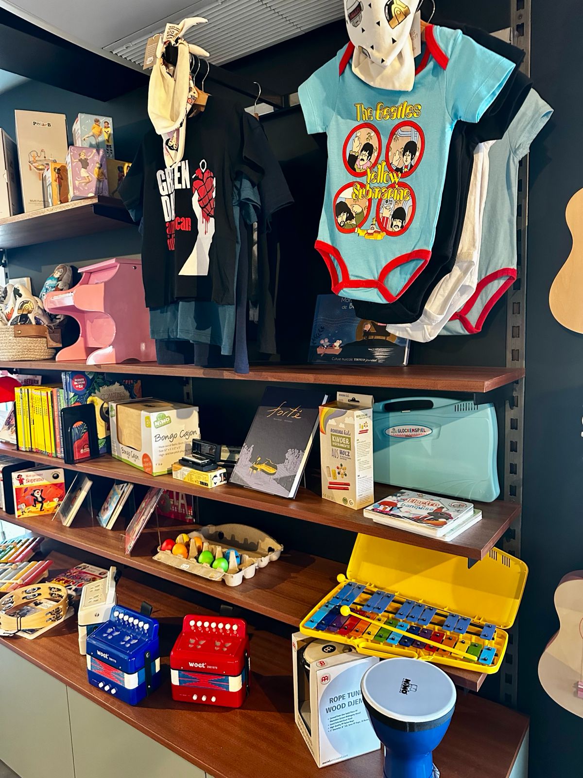 Baby and kids music section