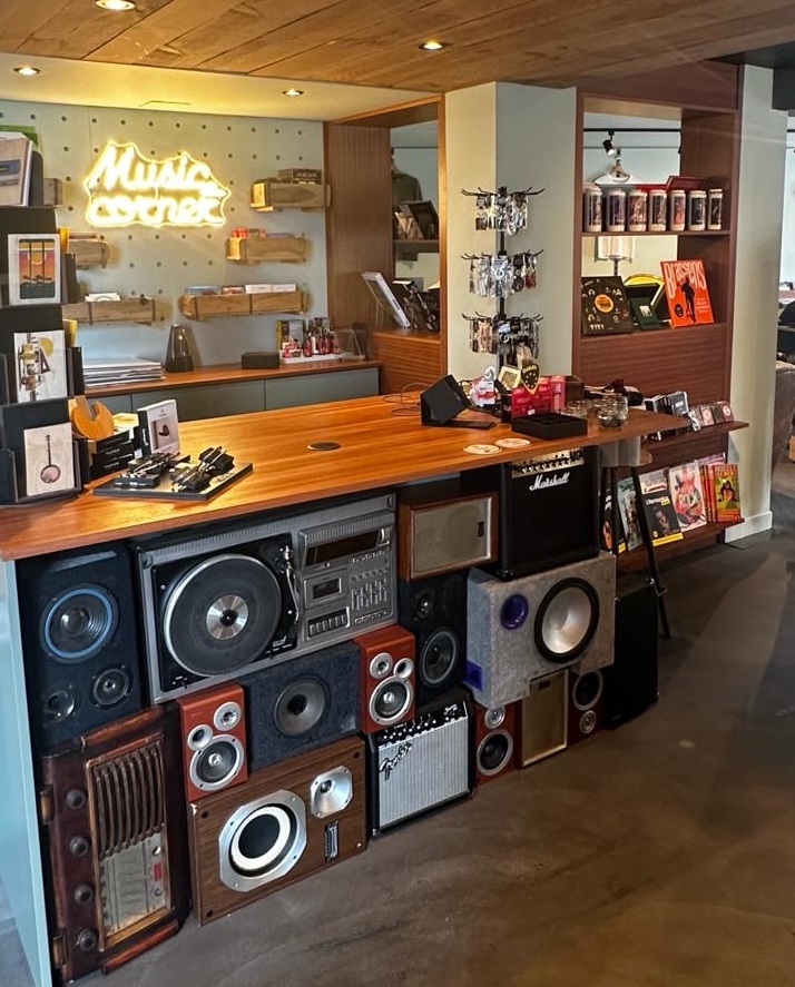 Inside Music Corner